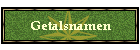 Getalsnamen