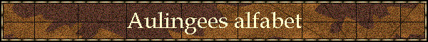 Aulingees alfabet