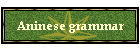 Aninese grammar