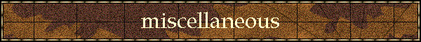 miscellaneous