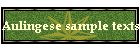 Aulingese sample texts